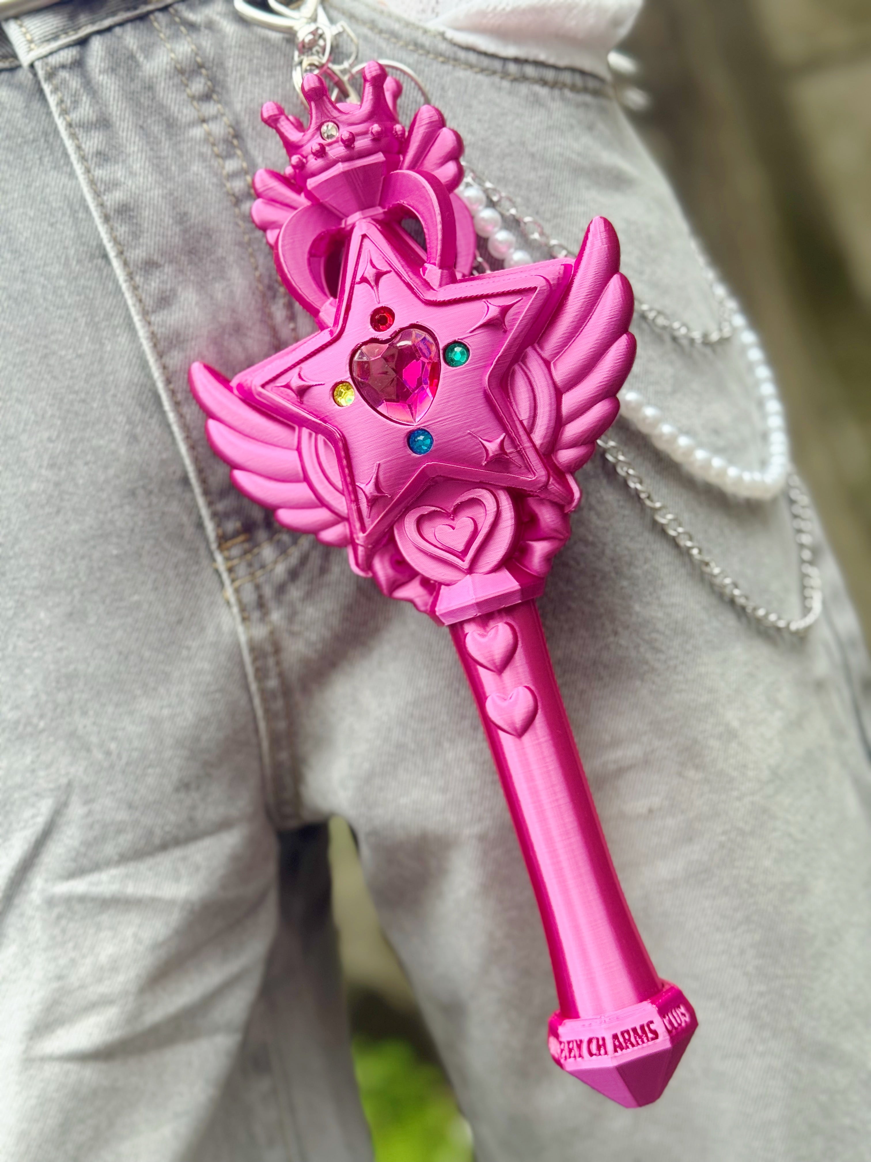 魔法の力でリンクが送れる！マジカルリンクワンド  Magical Link Wand-Magenta-