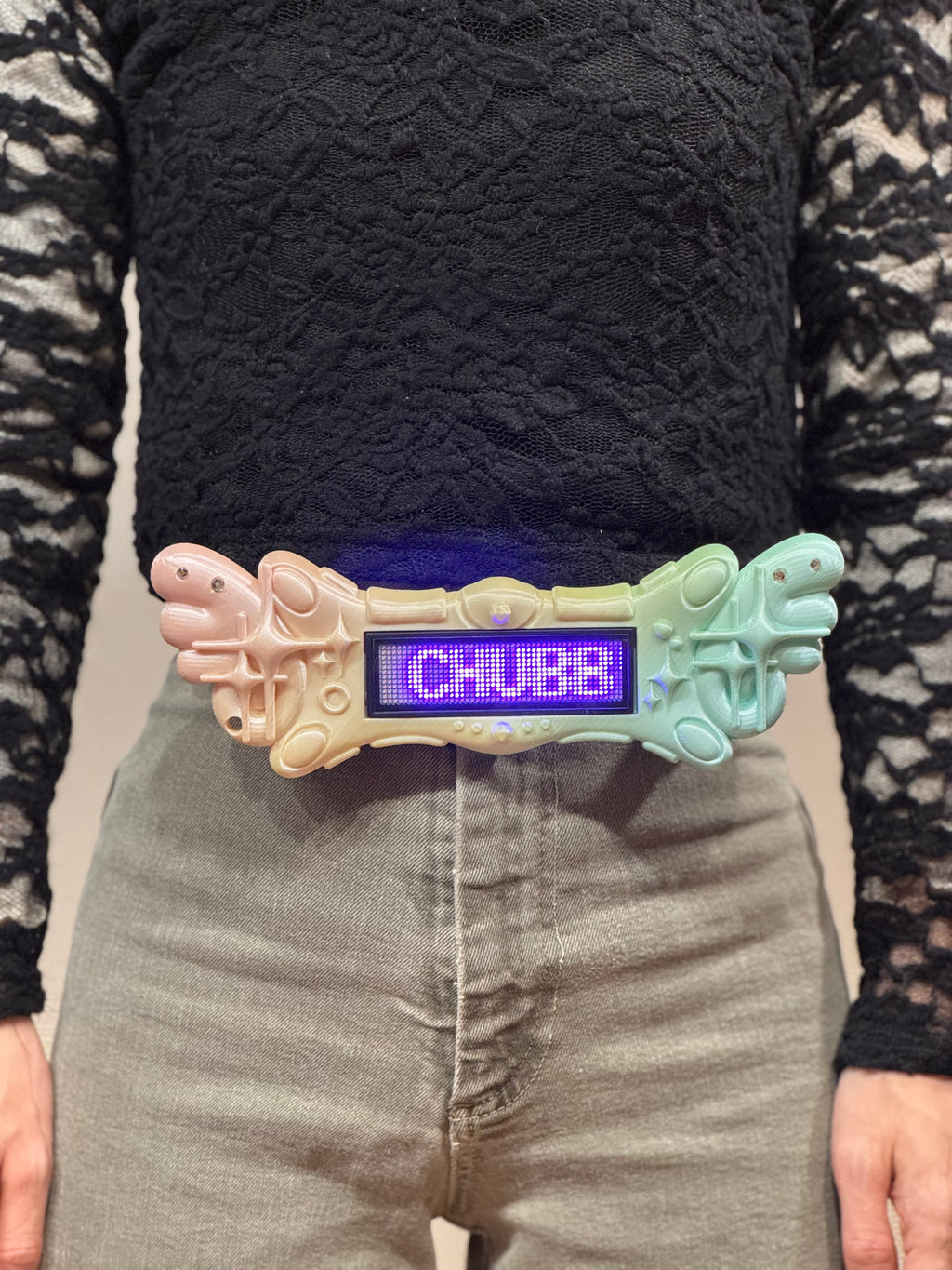 ∧ωＵω∧″儿├　3WAY 変身ベルトチャーム -LED Transformation Belt Charm-