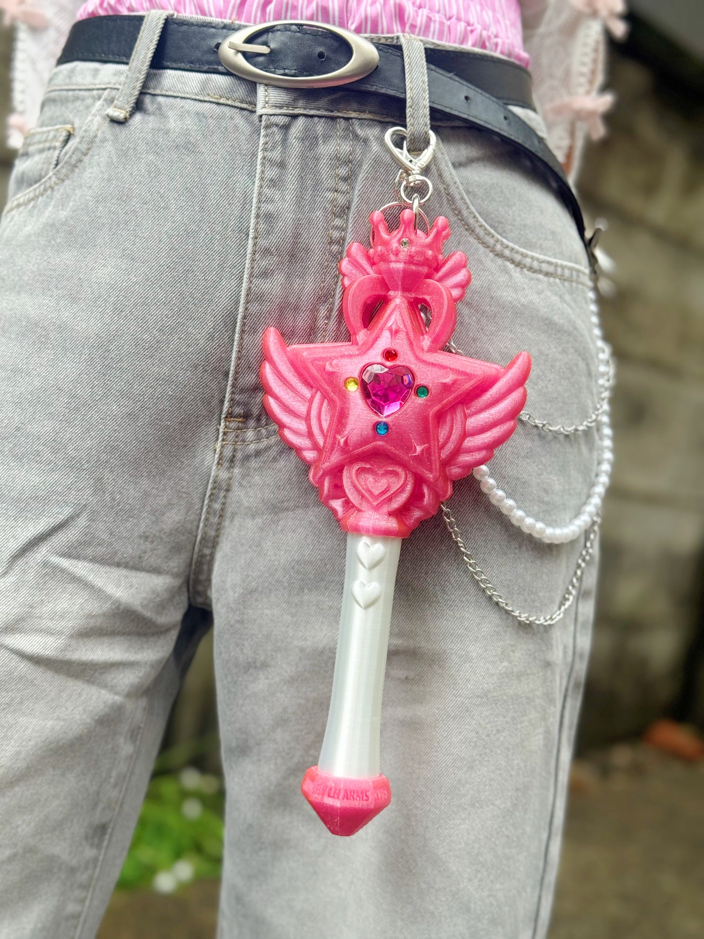 魔法の力でリンクが送れる！マジカルリンクワンド  Magical Link Wand-Glitter Pink-