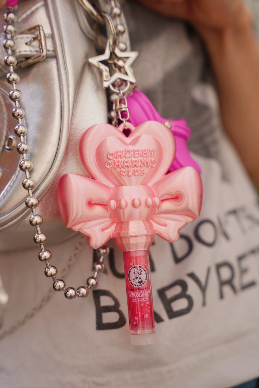 Magical Lip Wand–Suger Pink💗　〜リップクリームが魔法ステッキに変身する2WAYチャーム〜