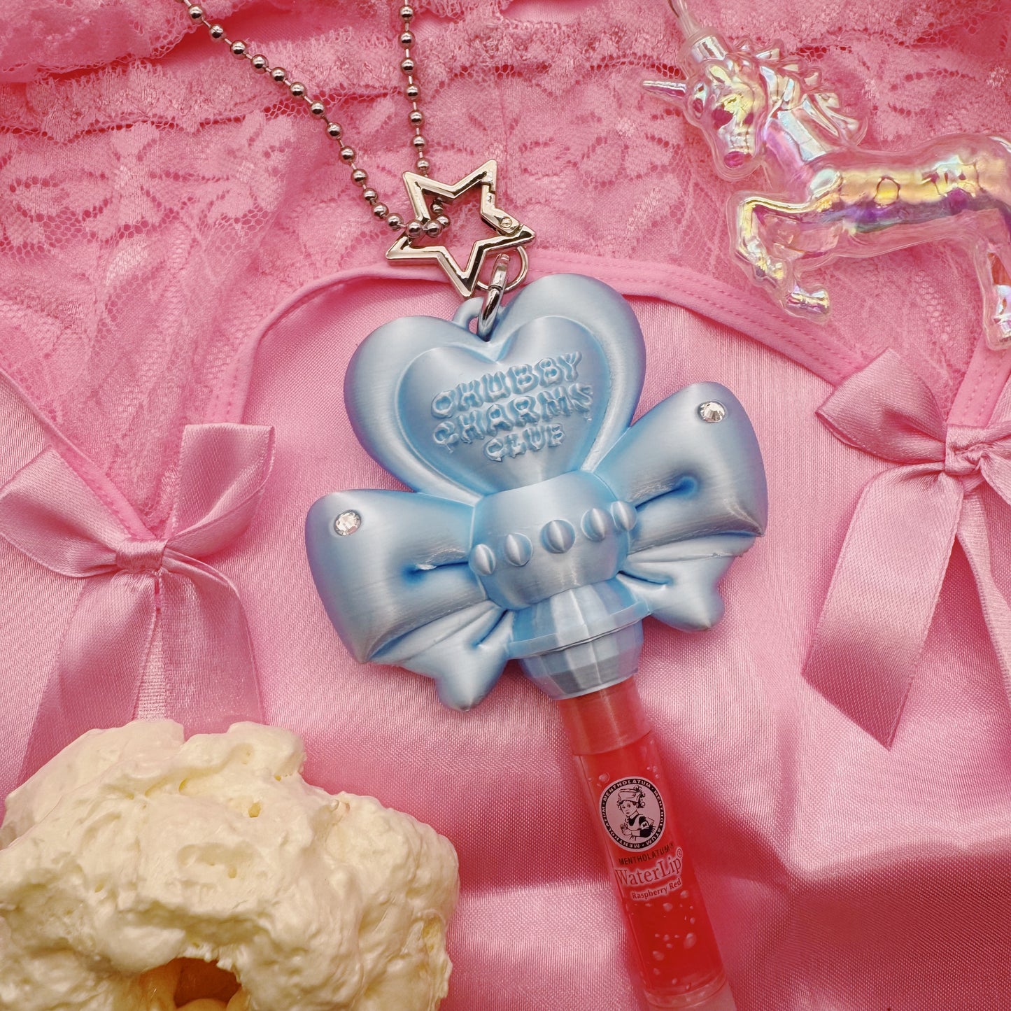 Magical Lip Wand-Heart-(Aqua Blue)　マジカルリップワンド-ハート-