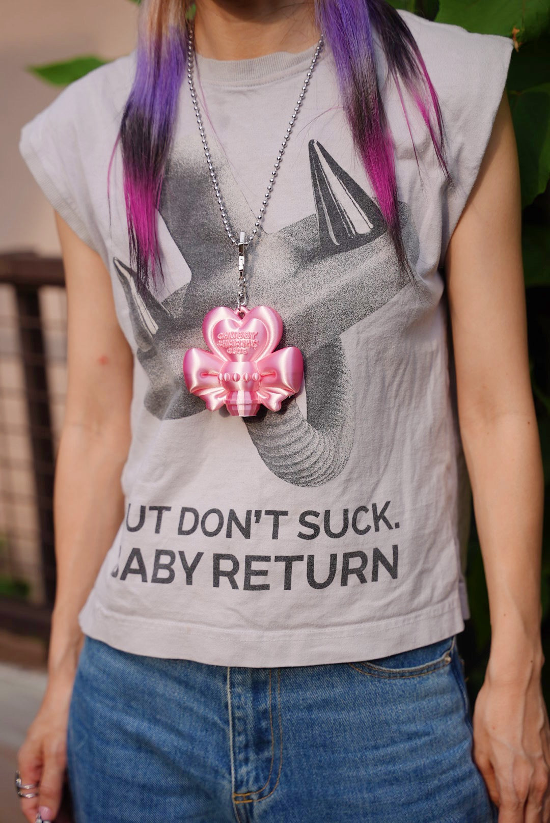 No.134キャンディオパールライトピンクチェーンチャーム No.134キャンディオパールライトピンクチェーンチャーム