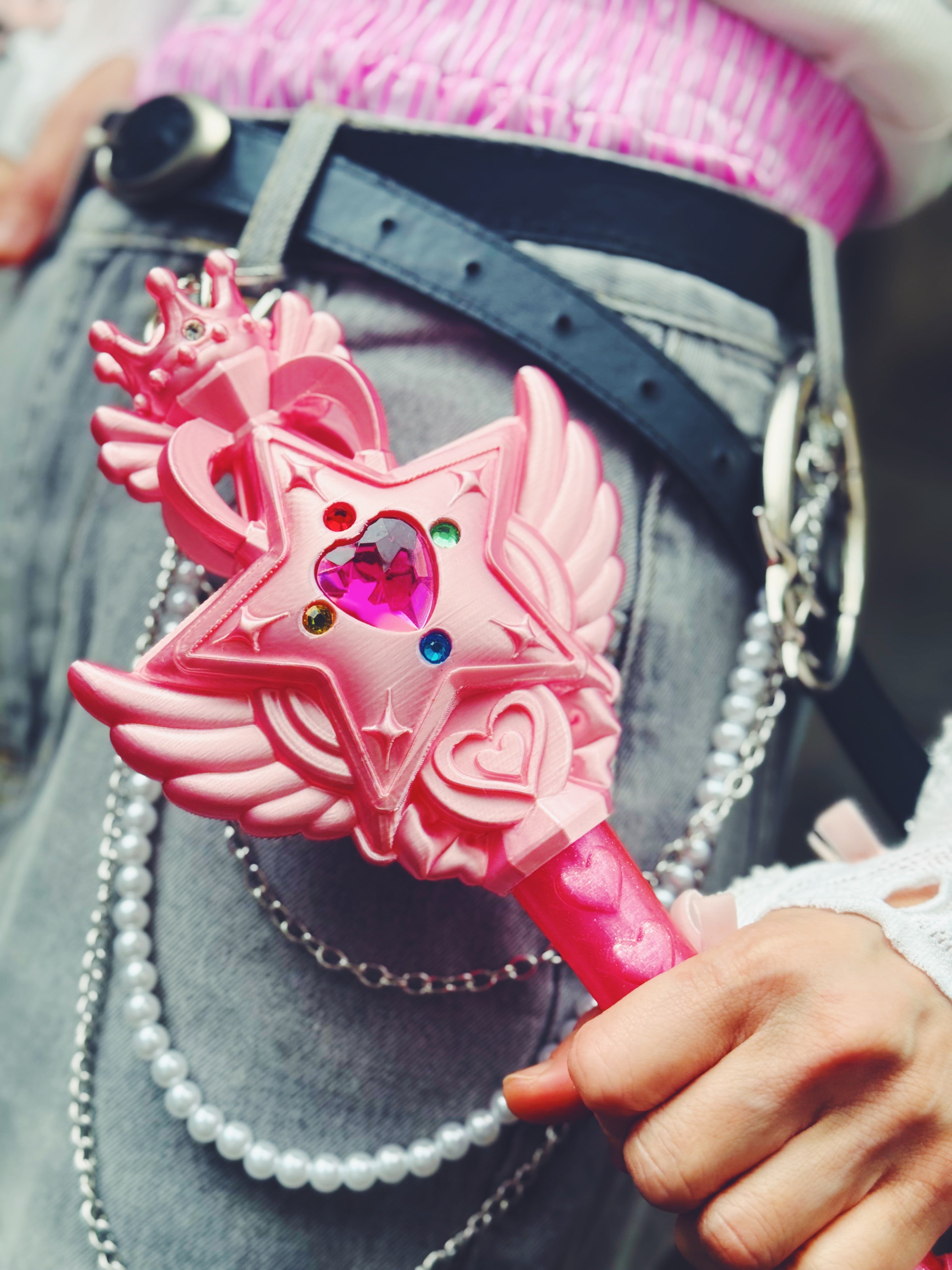 魔法の力でリンクが送れる！マジカルリンクワンド  Magical Link Wand-PINK-