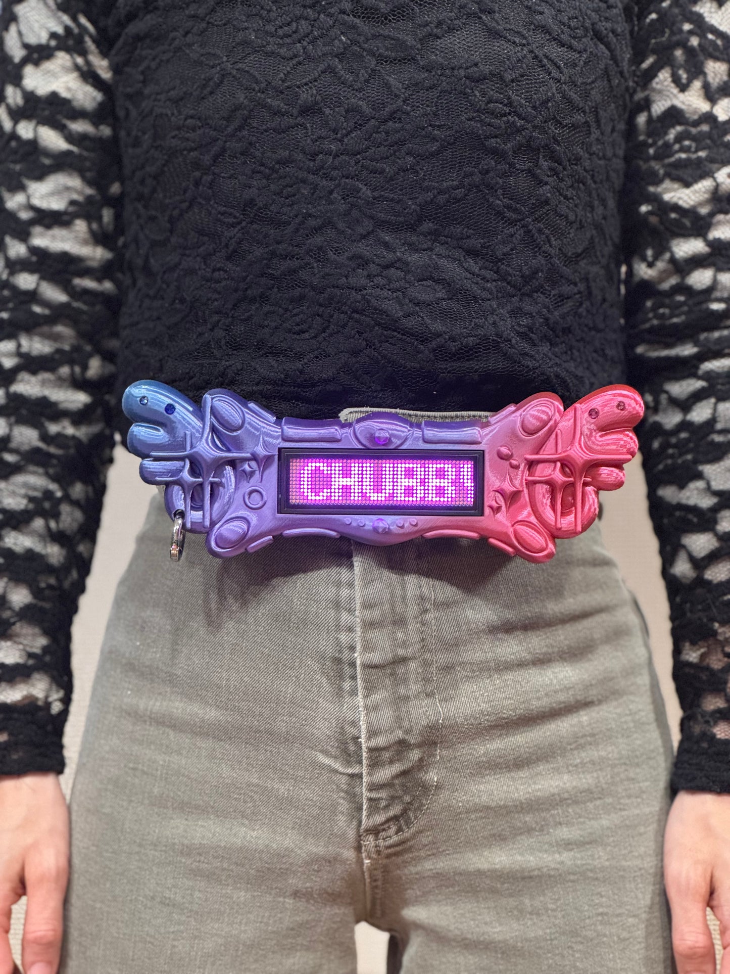 ∧ωＵω∧″儿├　3WAY 変身ベルトチャーム -LED Transformation Belt Charm-