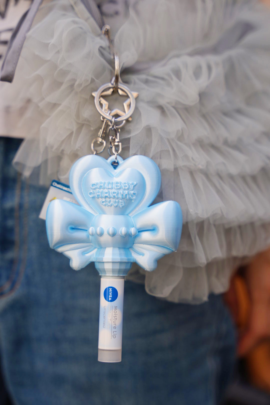 Magical Lip Wand–Aqua Blue💙　〜リップクリームが魔法ステッキに変身する2WAYチャーム〜