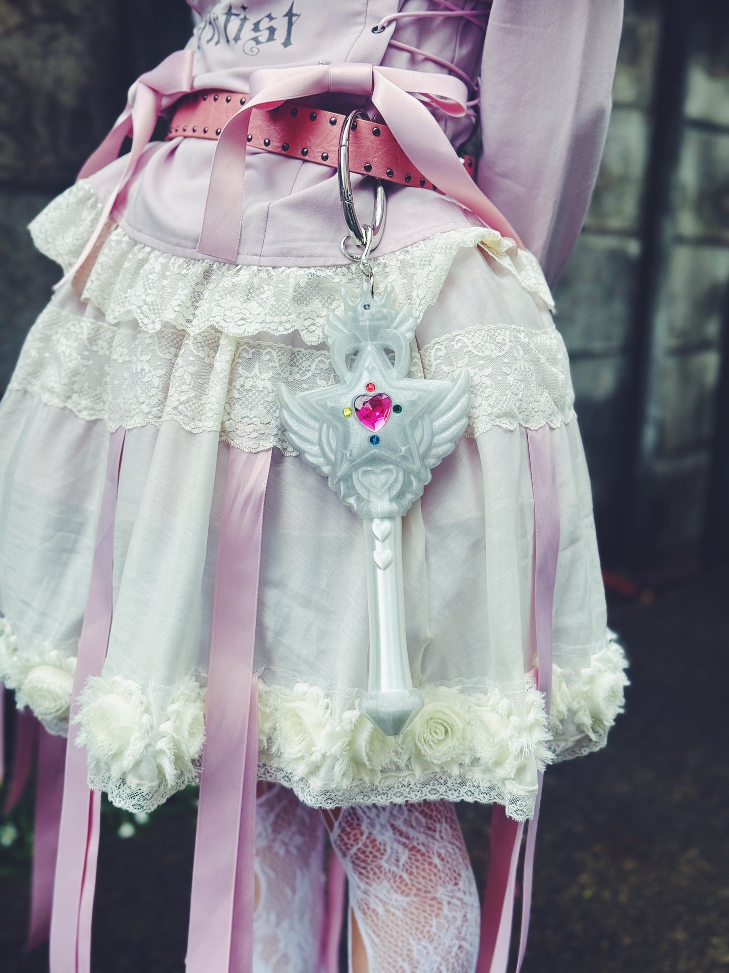 魔法の力でリンクが送れる！マジカルリンクワンド  Magical Link Wand-Glitter White-