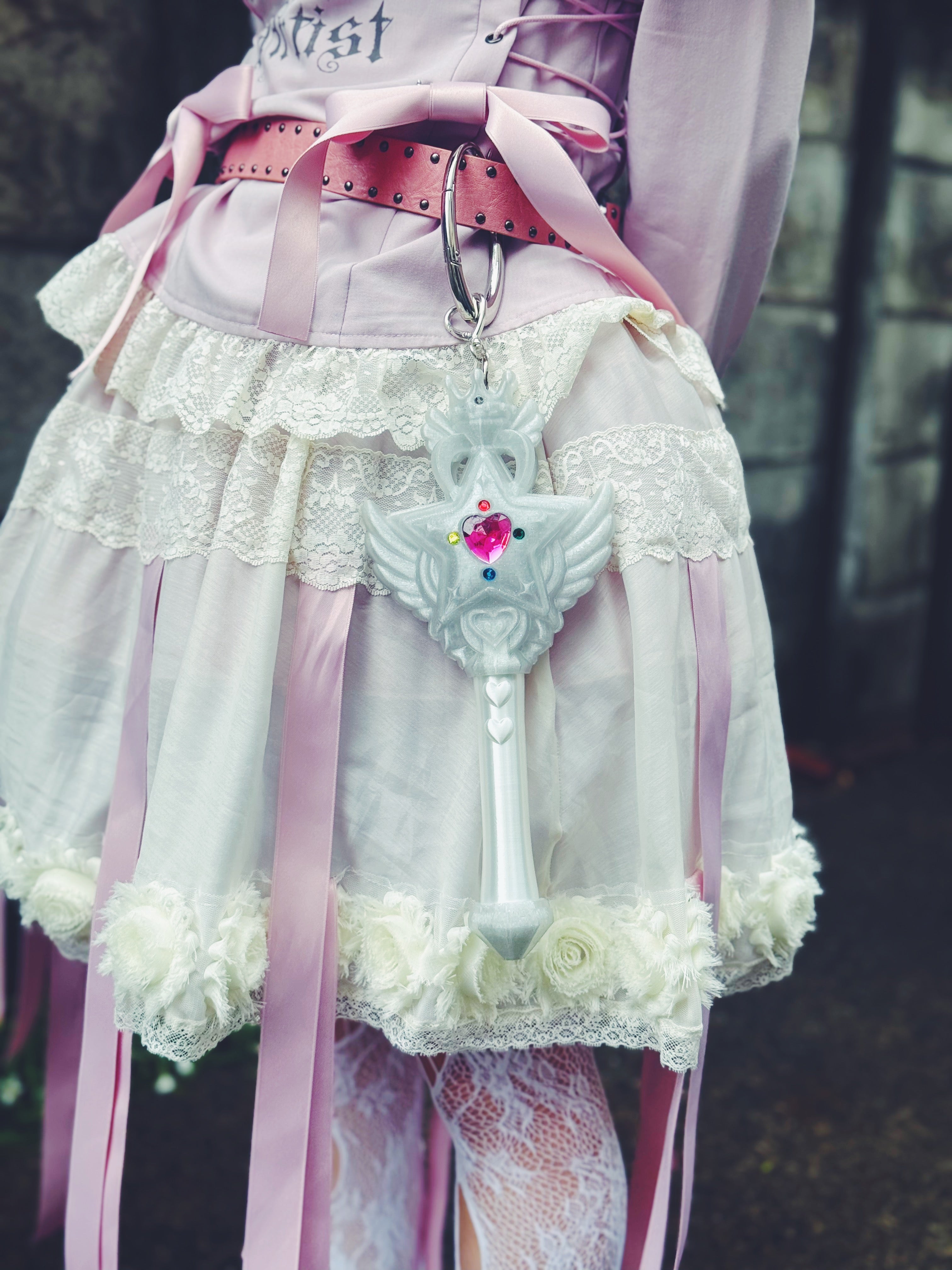 魔法の力でリンクが送れる！マジカルリンクワンド  Magical Link Wand-Glitter White-