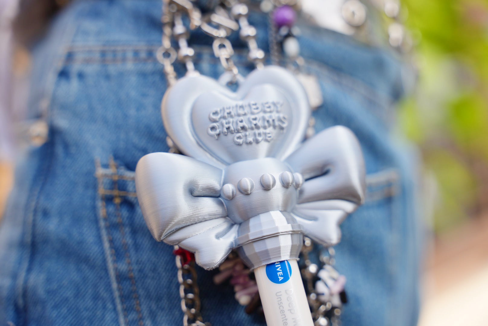 Magical Lip Wand–Aqua Blue💙　〜リップクリームが魔法ステッキに変身する2WAYチャーム〜