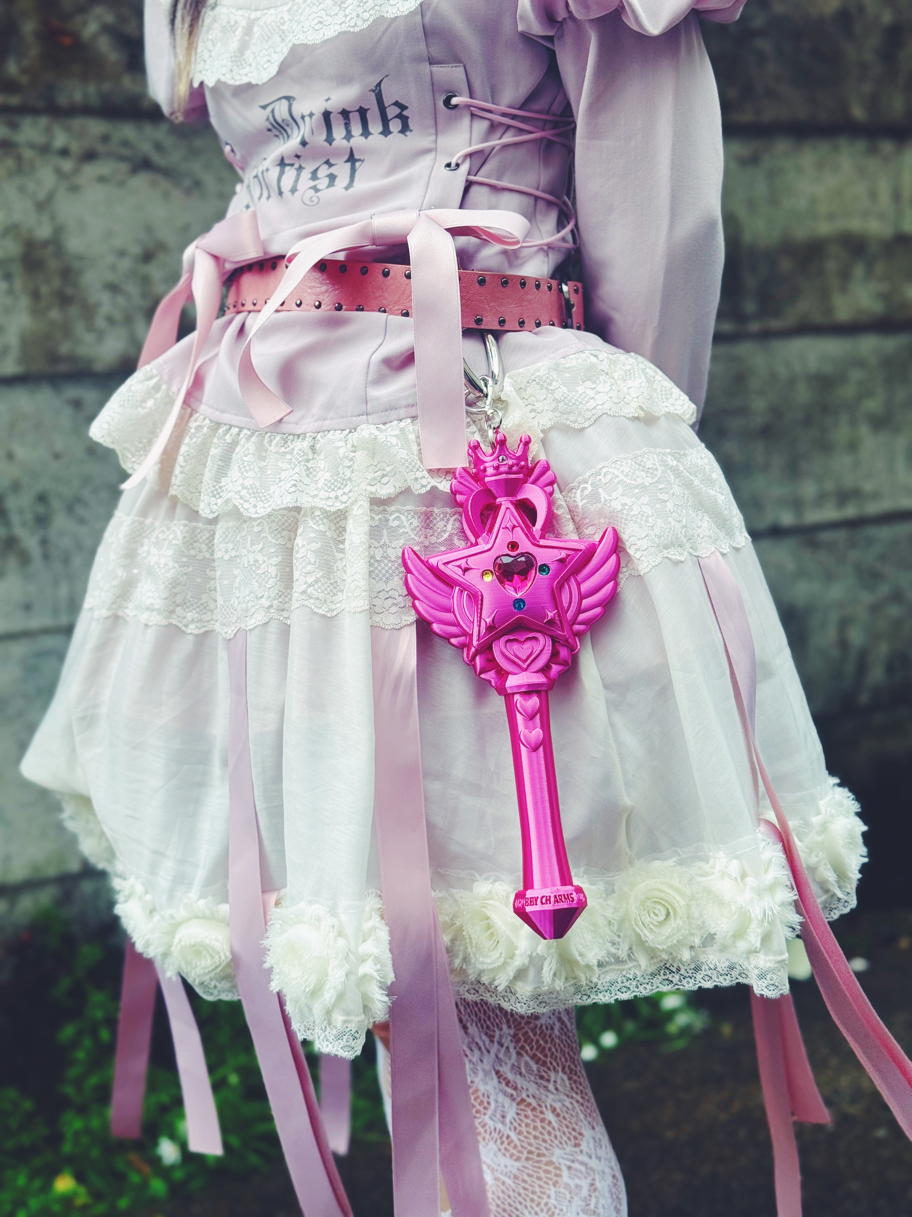 魔法の力でリンクが送れる！マジカルリンクワンド  Magical Link Wand-Magenta-