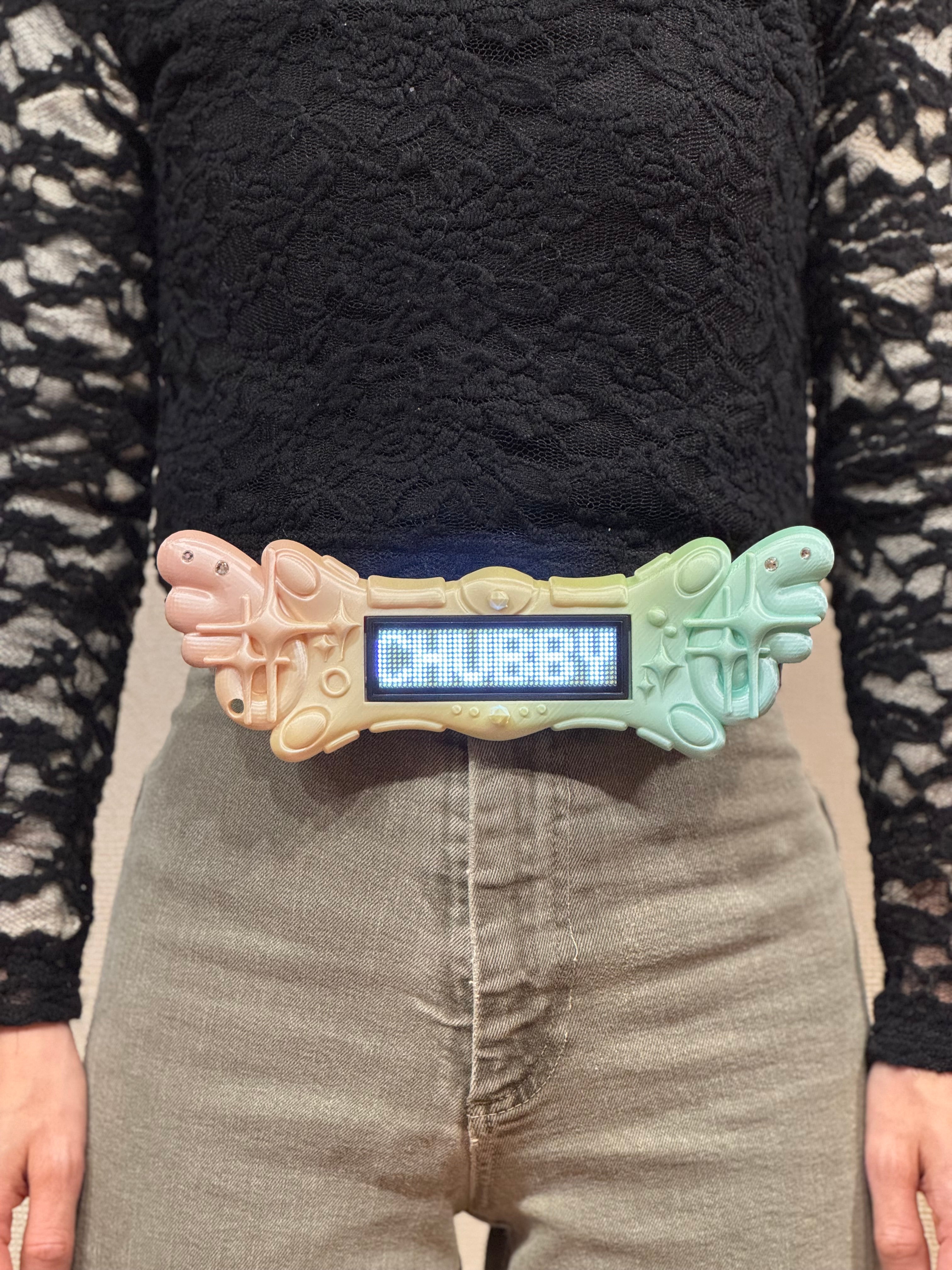 ∧ωＵω∧″儿├　3WAY 変身ベルトチャーム -LED Transformation Belt Charm-