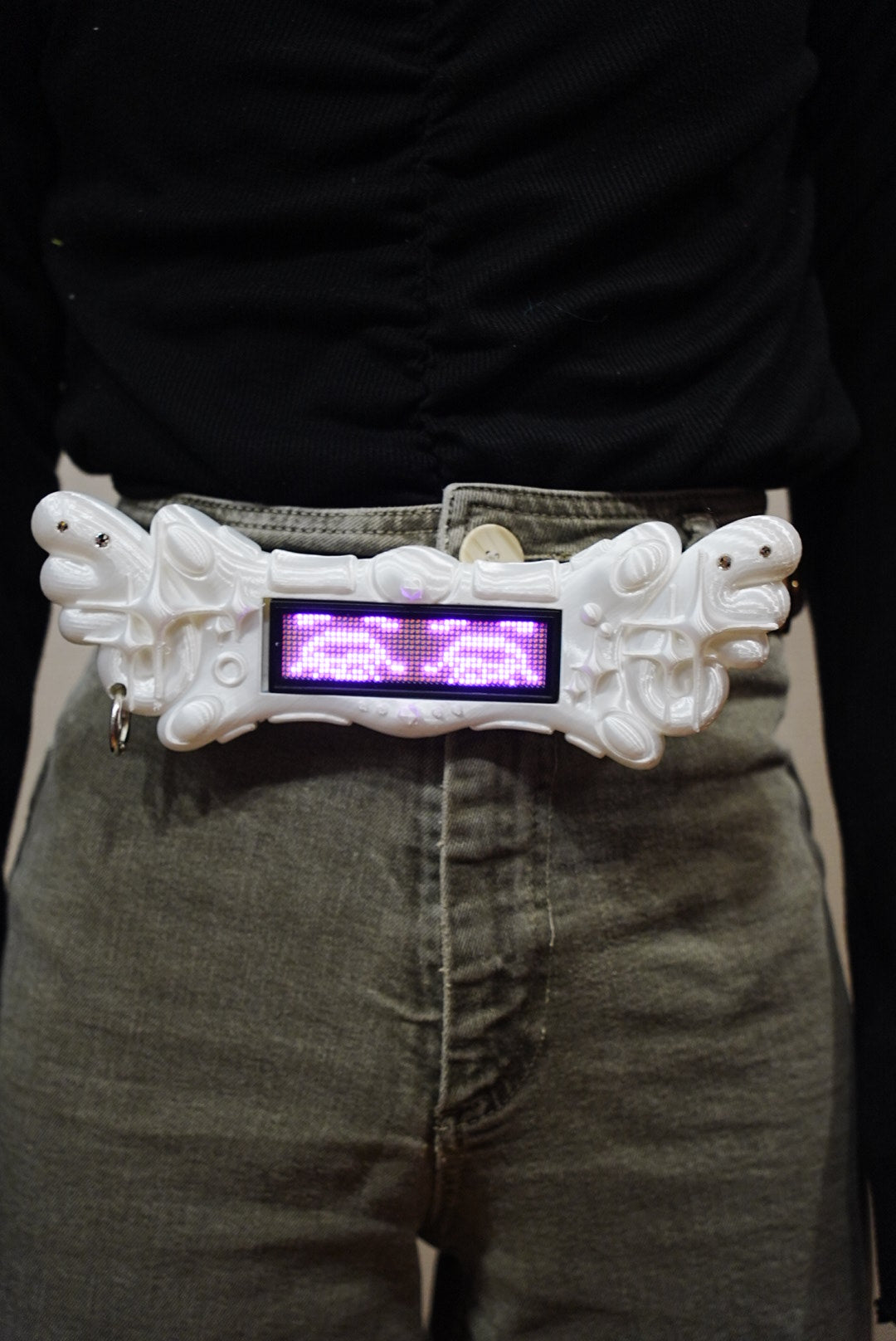 ∧ωUω∧″儿├ 3WAY 変身ベルトチャーム -LED Transformation Belt