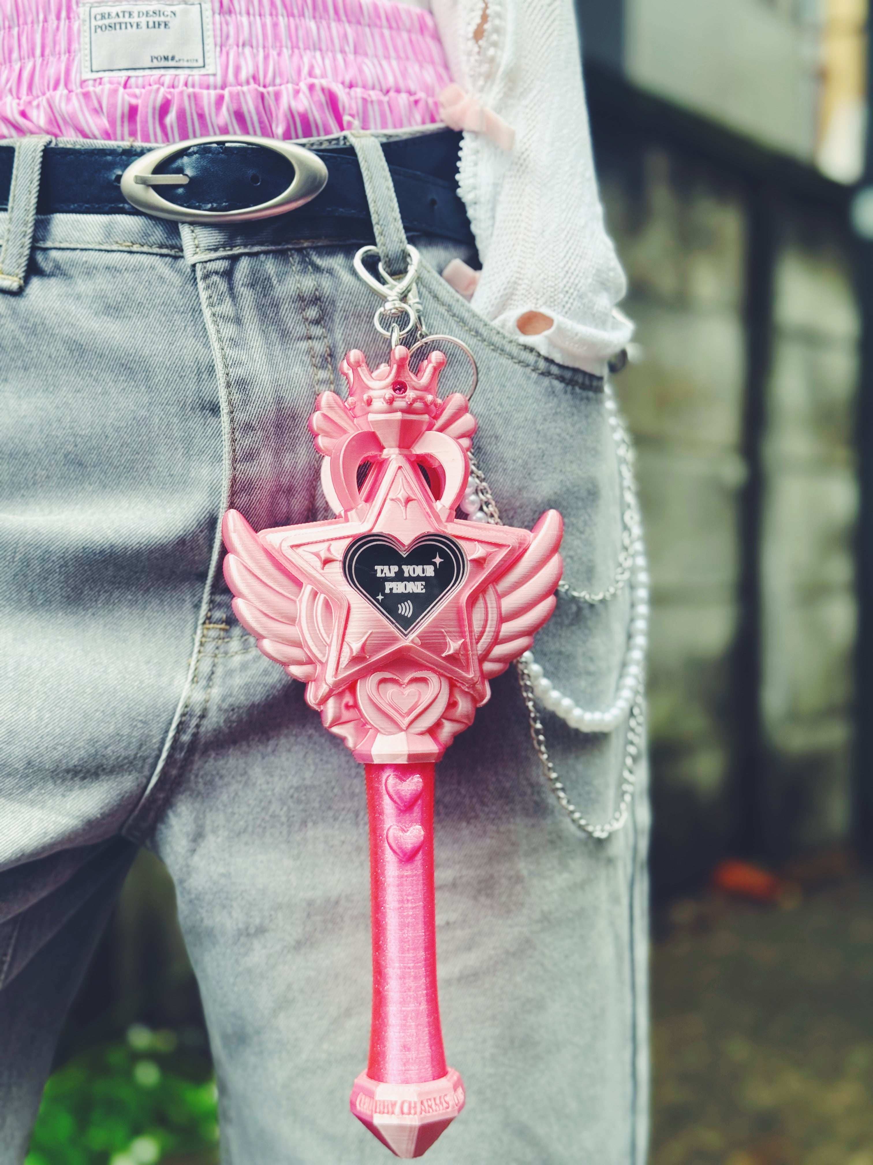 魔法の力でリンクが送れる！マジカルリンクワンド  Magical Link Wand-PINK-