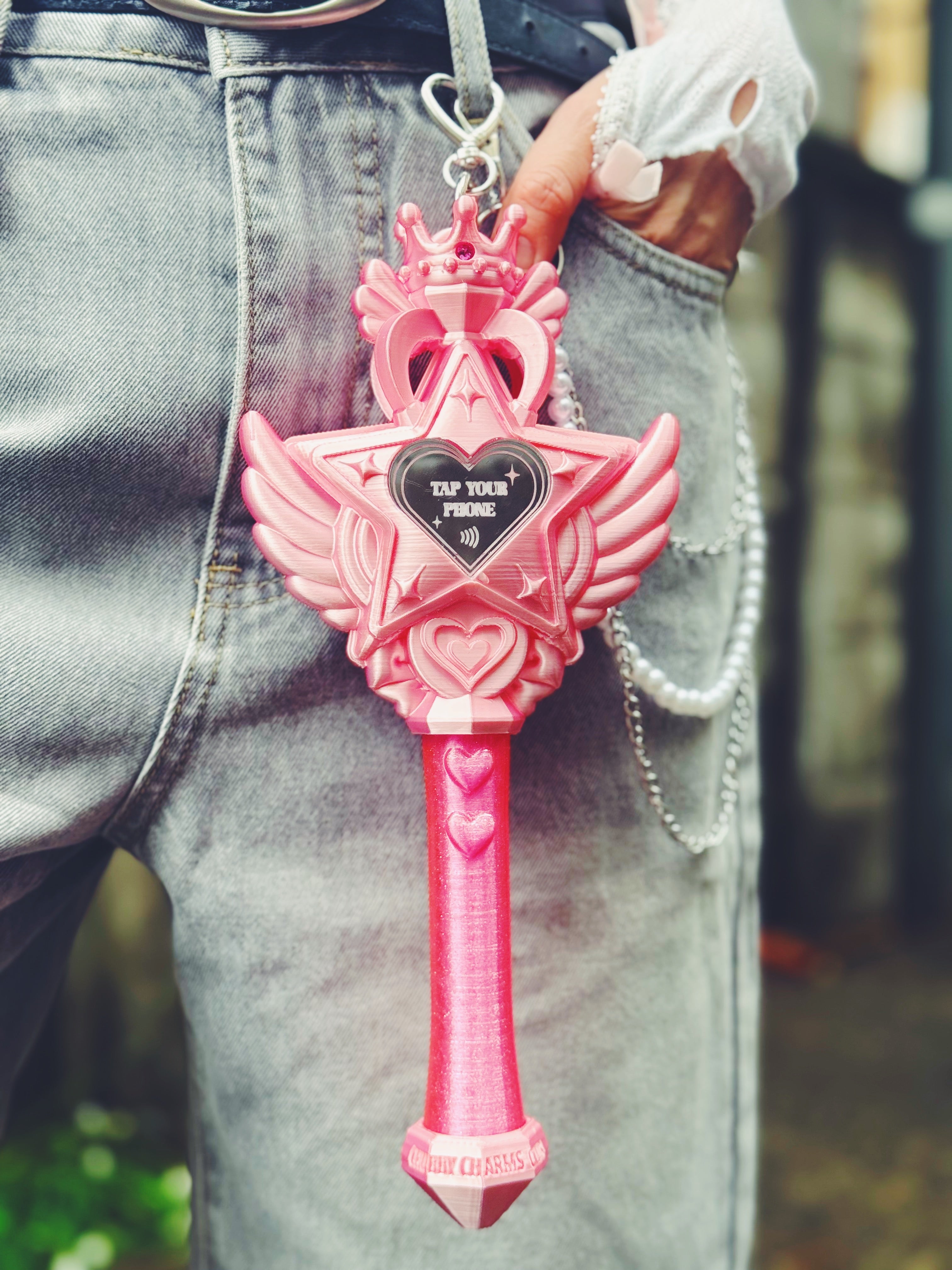 魔法の力でリンクが送れる！マジカルリンクワンド  Magical Link Wand-PINK-