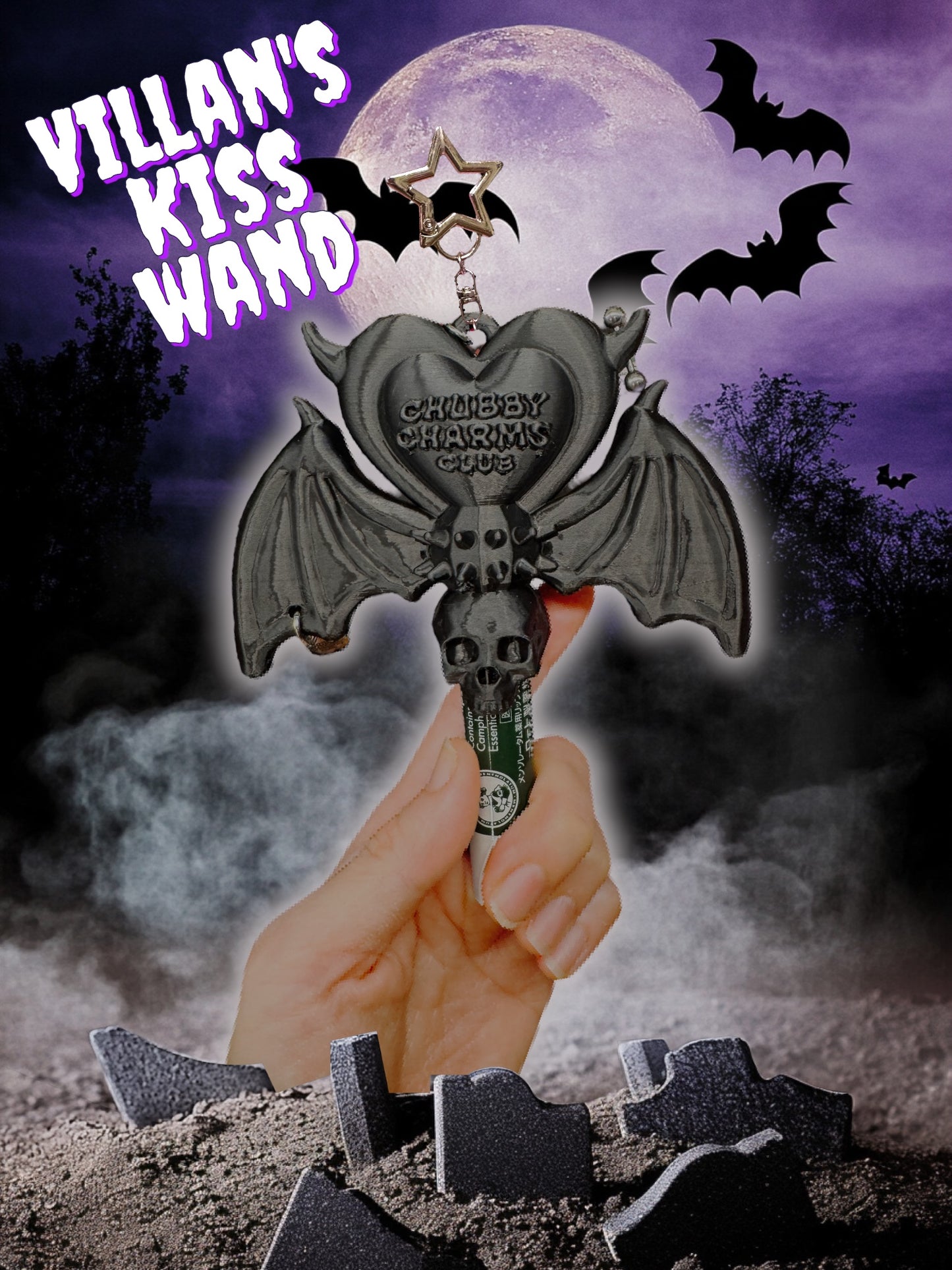 Magical Lip Wand-Villan's Kiss(Black)　マジカルリップワンド-ヴィランズキス-