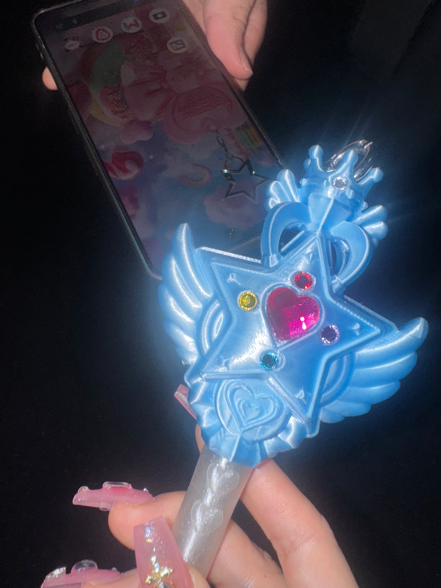 魔法の力でリンクが送れる！マジカルリンクワンド【ミニ】Magical Link Wand-LIGHT BLUE- 【Mini Size】