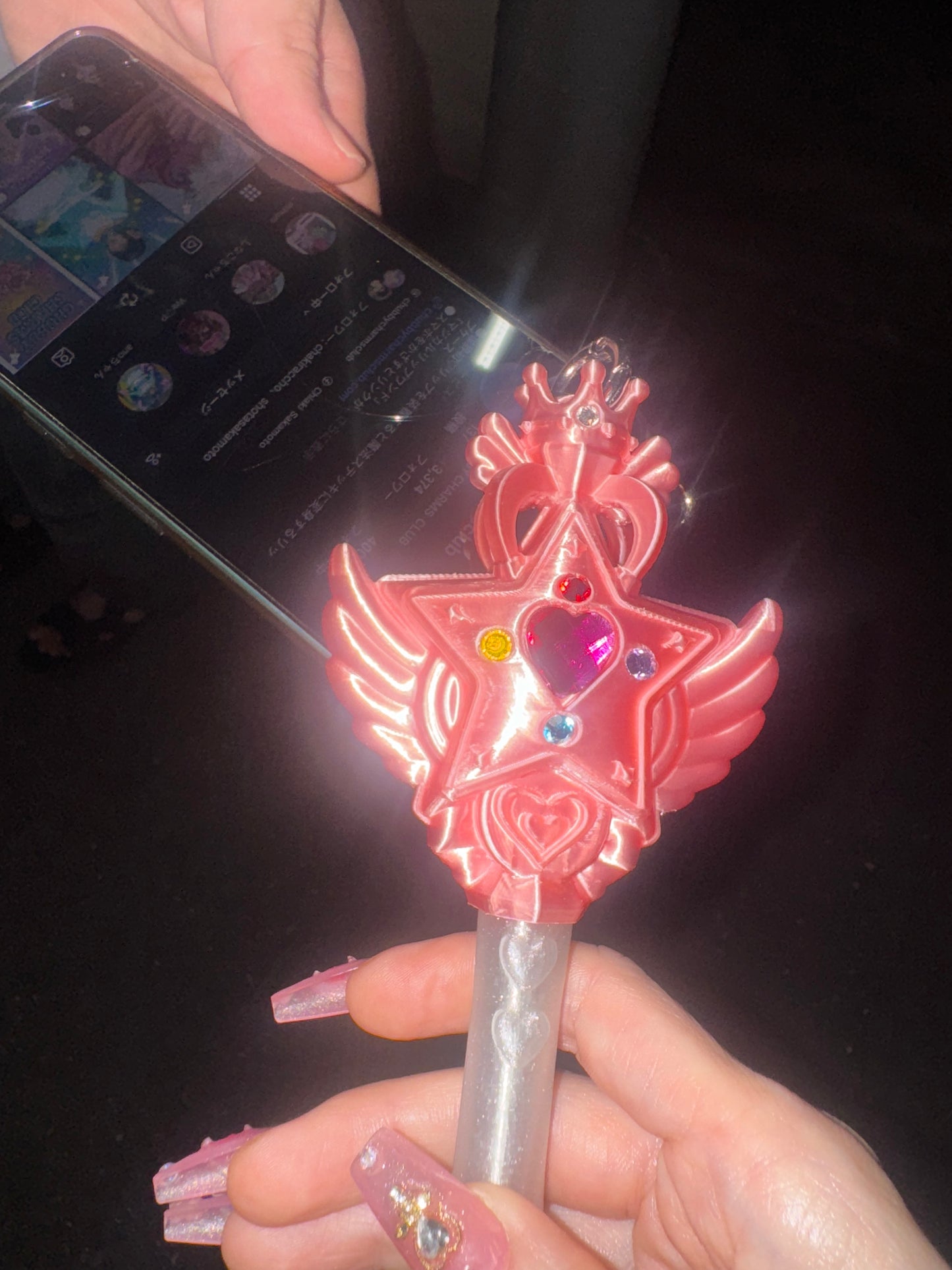 魔法の力でリンクが送れる！マジカルリンクワンド 【ミニ】Magical Link Wand-PINK- 【Mini Size】