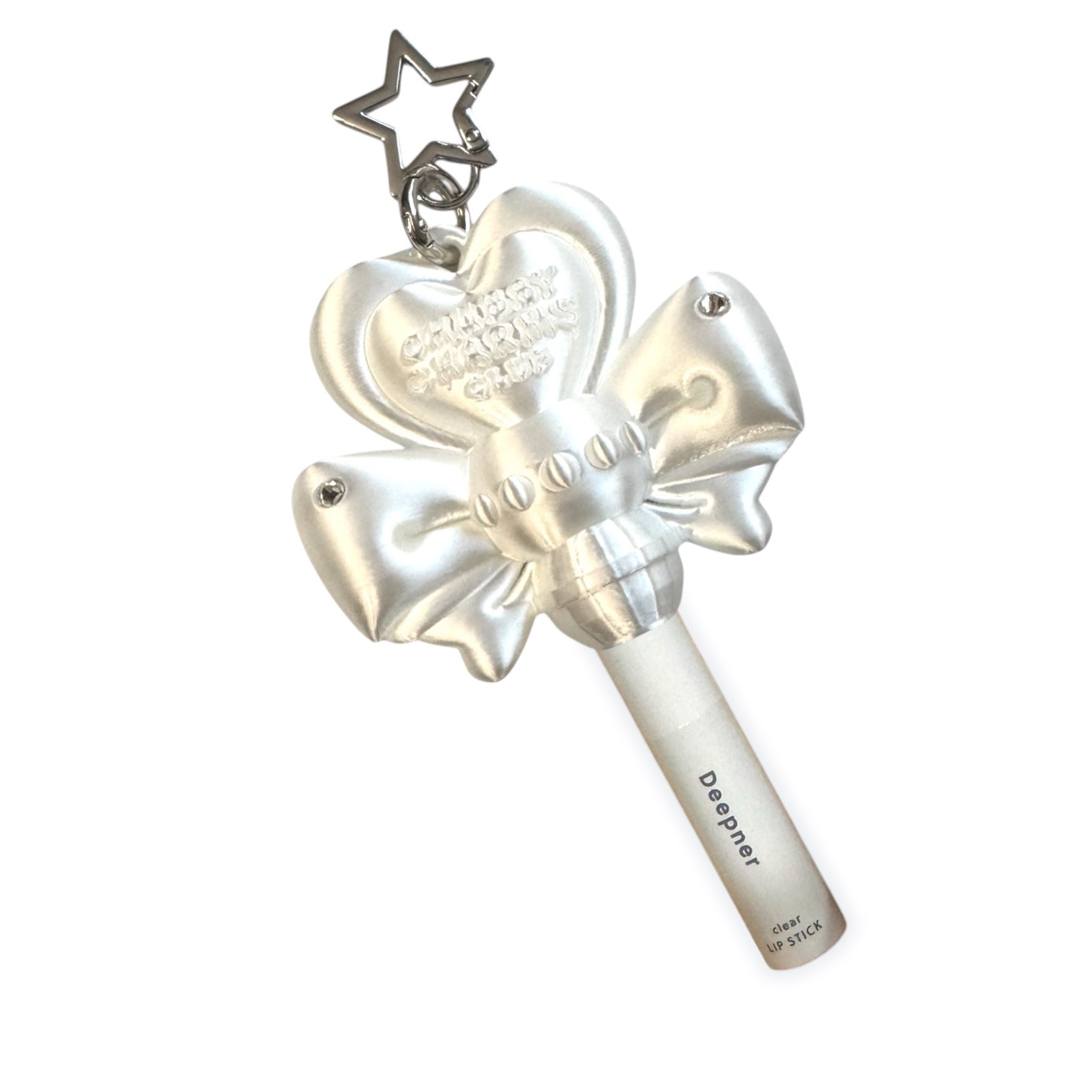 Magical Lip Wand–White🤍　〜リップクリームが魔法ステッキに変身する2WAYチャーム〜