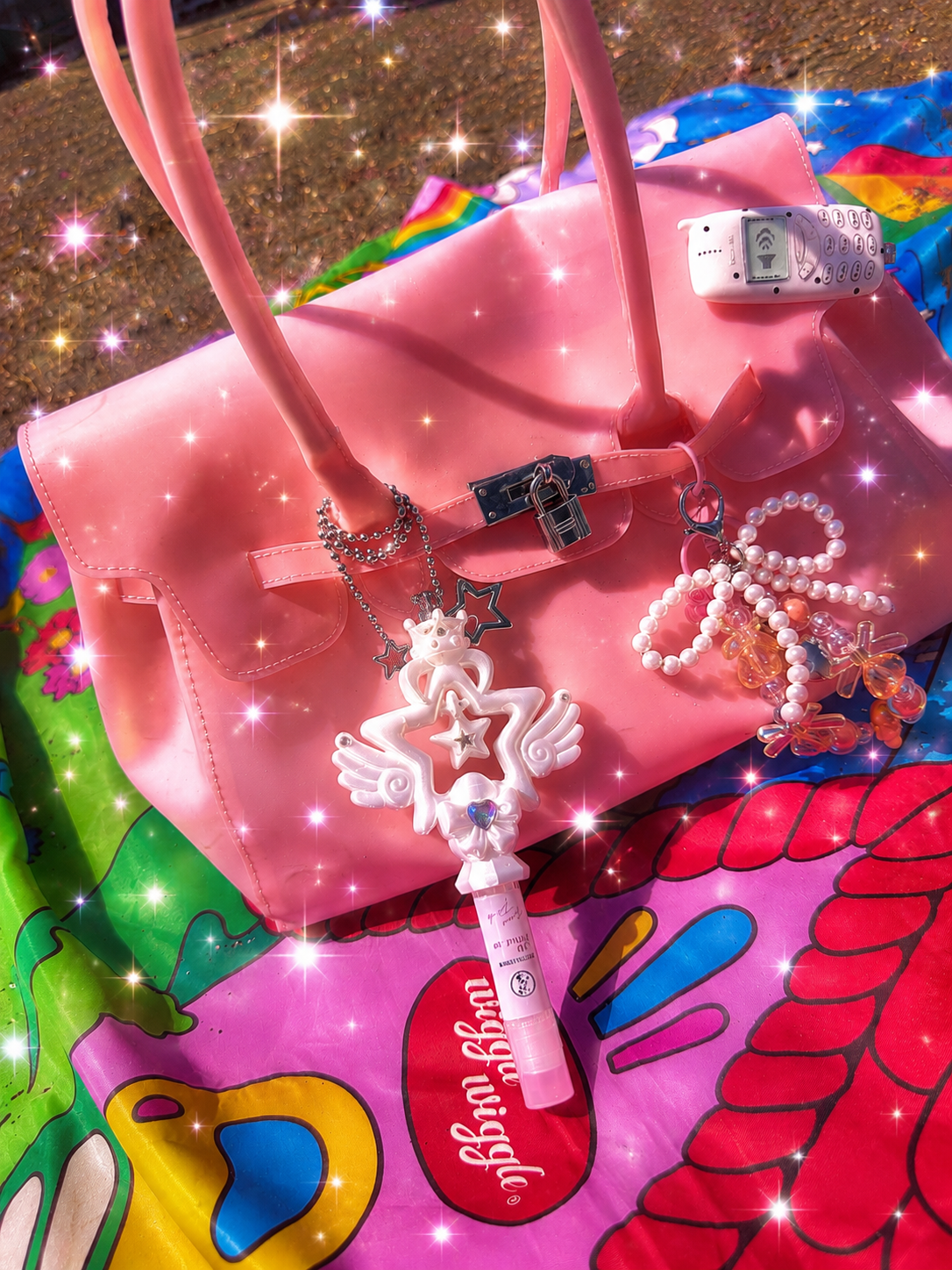 Magical Lip Wand -Star（White）　マジカルリップワンド（ハート）