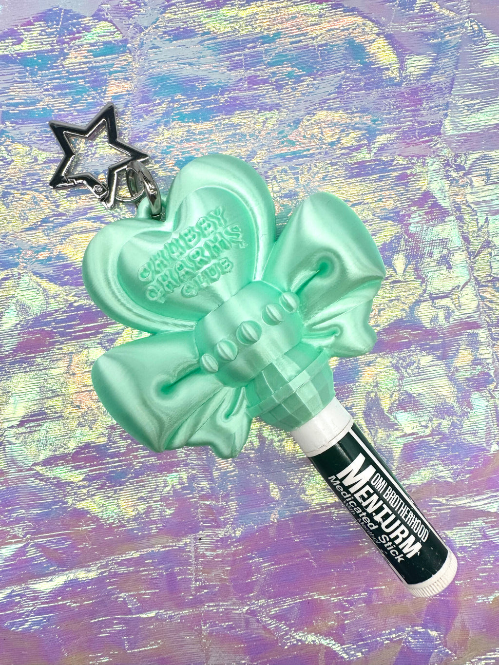 Magical Lip Wand–Minty Charm💚　〜リップクリームが魔法ステッキに変身する2WAYチャーム〜