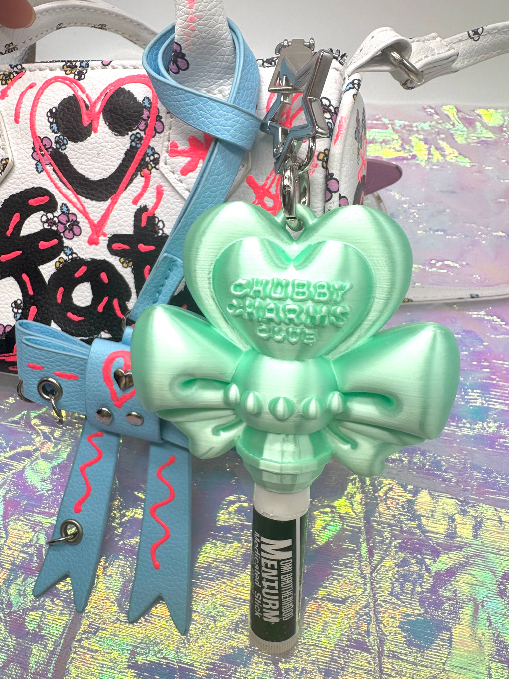 Magical Lip Wand–Minty Charm💚　〜リップクリームが魔法ステッキに変身する2WAYチャーム〜