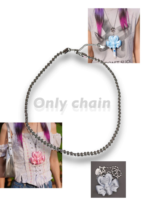 MAGICAL NECKLACE CHAIN ⛓【ネックレスパーツ単品/Silver Tone】