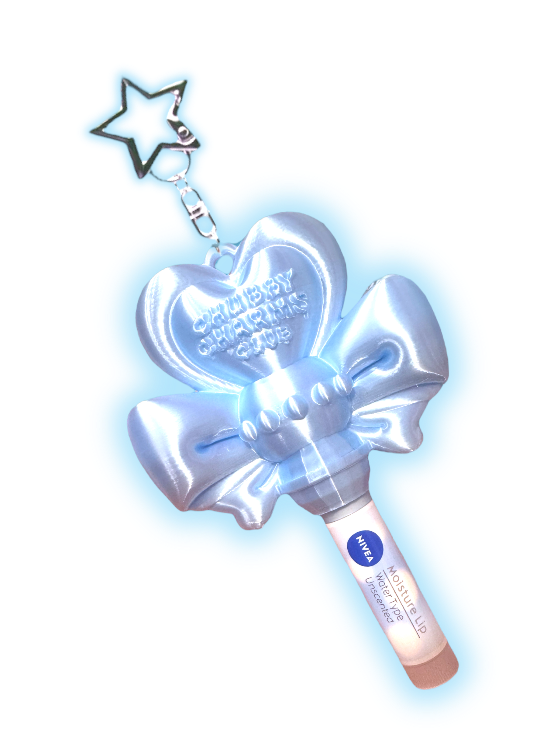 Magical Lip Wand–Aqua Blue💙　〜リップクリームが魔法ステッキに変身する2WAYチャーム〜