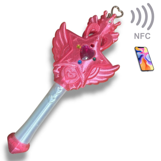 魔法の力でリンクが送れる！マジカルリンクワンド  Magical Link Wand-Glitter Pink-