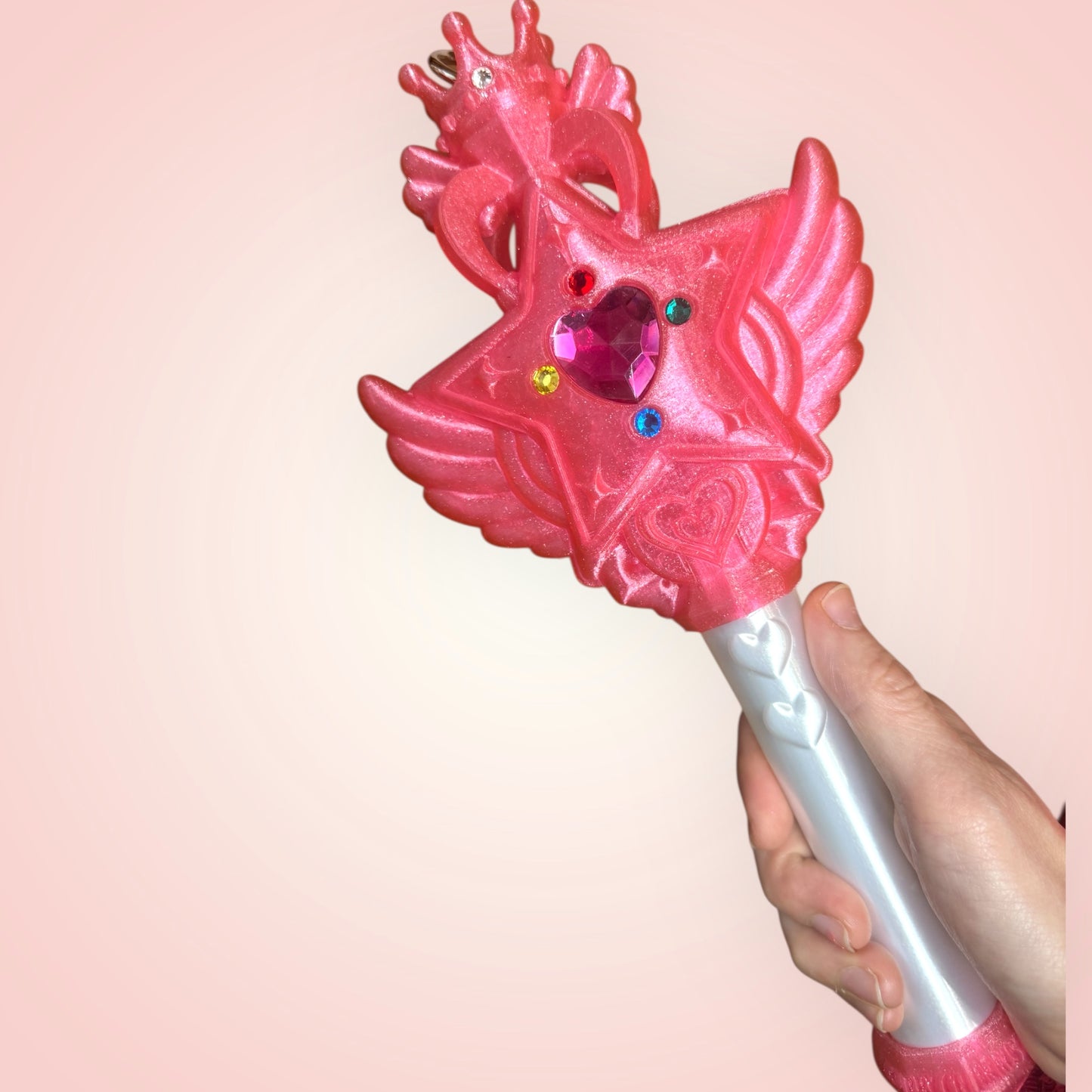 魔法の力でリンクが送れる！マジカルリンクワンド  Magical Link Wand-Glitter Pink-