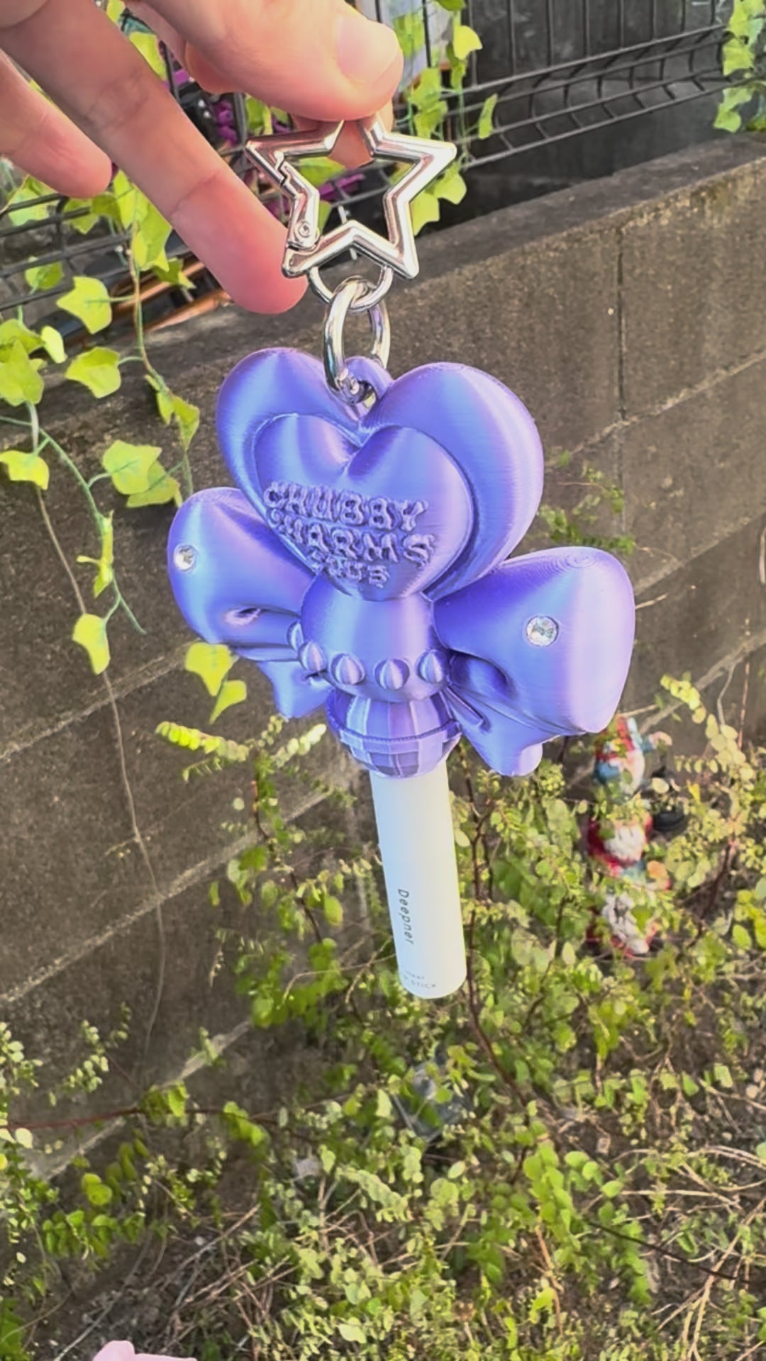 Magical Lip Wand–Twilight Purple💜　〜リップクリームが魔法ステッキに変身する2WAYチャーム〜